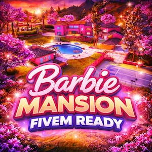 BARBIE MANSION FiveM Ready Mlo / Ymap | Fully Optimized GTA 5 Interior | Custom Map Mod | High Quality rp Asset | Instant Download