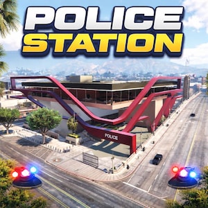 POLICE STATION FiveM Ready Mlo / Ymap | Fully Optimized GTA 5 Interior | Custom Map Mod | High Quality rp Asset | Instant Download