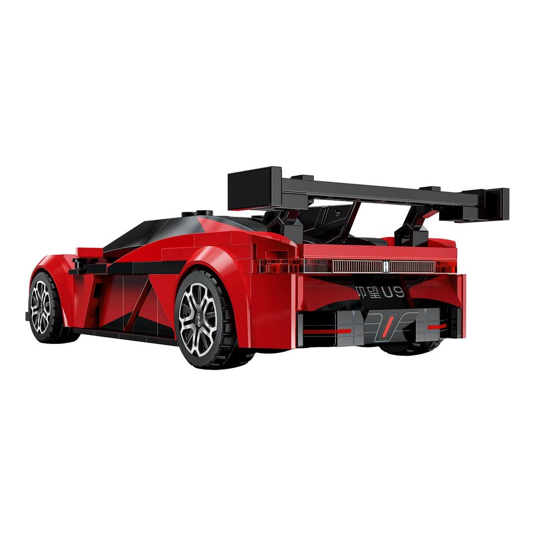 BYD U9 1:24 Brick Car – Buildable Supercar – Sports Car Model – Gift ...