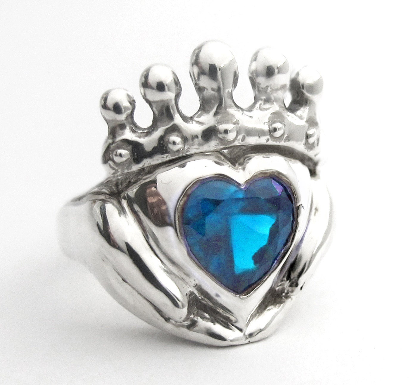 A Promise Heart Celtic Jewelry Promise Ring Sterling Etsy