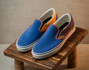 Vans sneakers: classic slip-ons unisex size 12 women, size 10.5 men’s