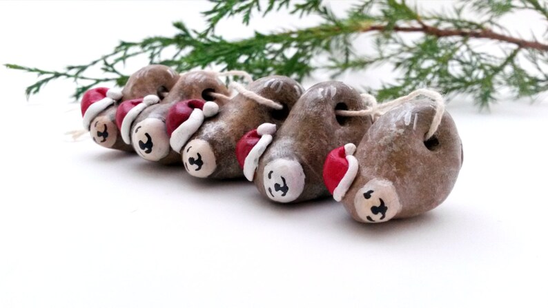 Santa Sloth Christmas Ornament image 2