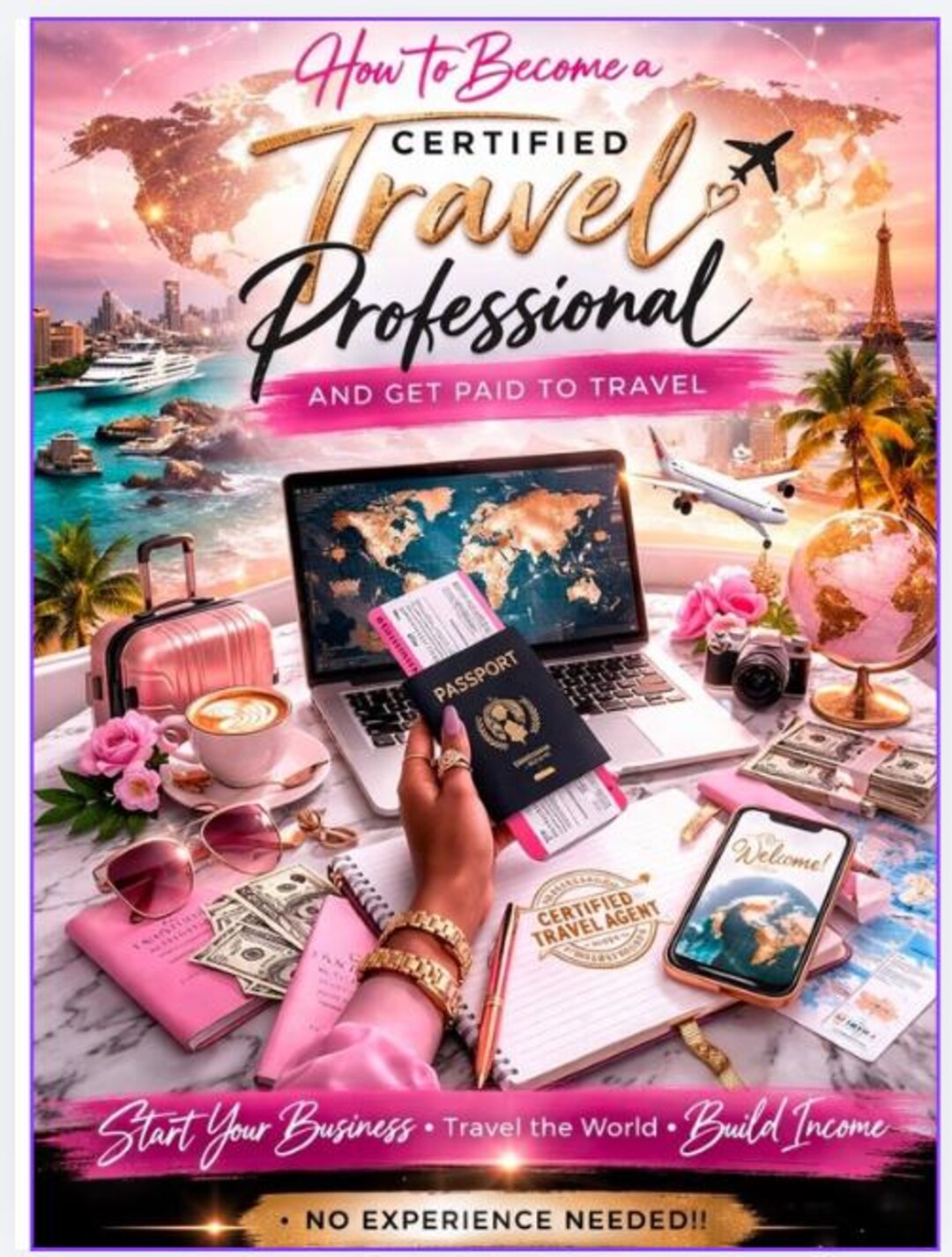 Work From Home, Travel Side Hustle (digital Download) Start Travel ...