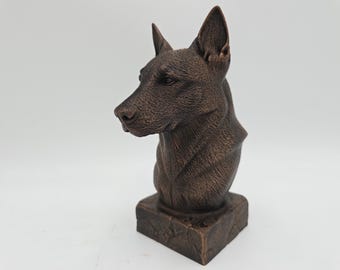 Belgian Malinois Bust