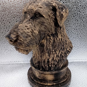 Irish Wolfhound Bust