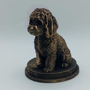 Cavapoo Dog Bust – 7cm Miniature Statue