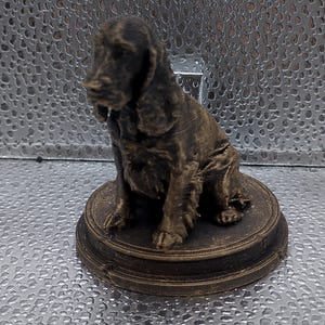 Cocker Spaniel Dog Bust – 7cm Miniature Statue