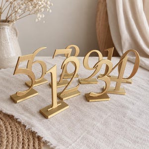 Tischnummer Hochzeit modern Schwarz | Table Numbers Wedding | Tischdeko Hochzeit | Geburtstagsdeko | Event Deko minimalistisch