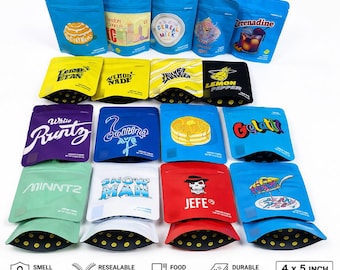 LA Mylar Bag, 3.5g Mylar bags, 25 pack, 25pc Variety Mylar, Cookies, RuntZ