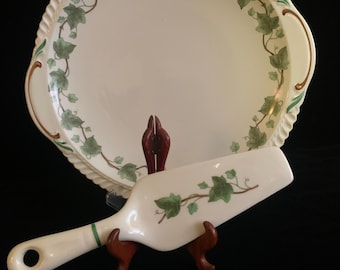 Harker "Royal Gadroon" Cake Plate and Server