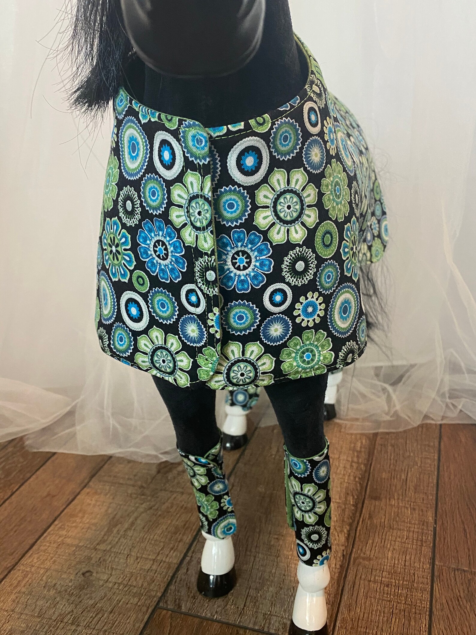 Horse Blanket and Leg Warmers Reversible for 18 Doll Horse Etsy