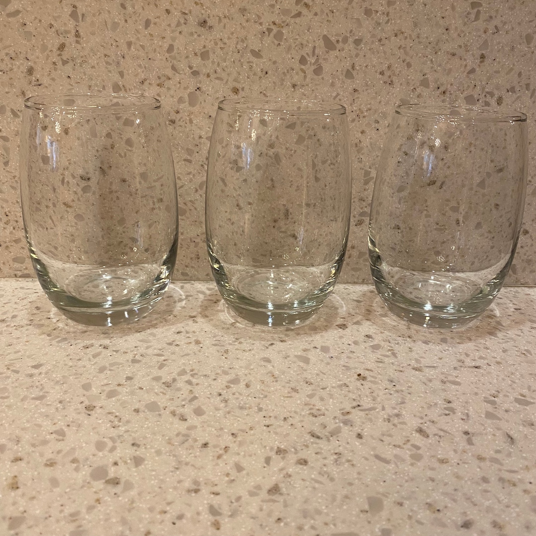 Set 6 Tumbler Glasses and bottles
