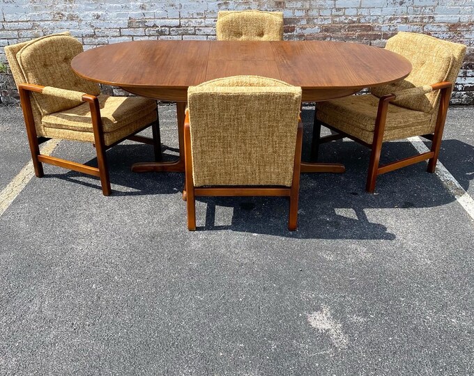 Vintage Dining Table & Chair Set Etsy