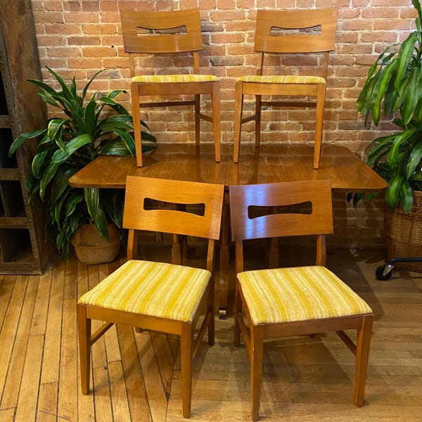 Dining Table and Chairs - Etsy