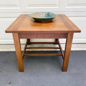 Wooden Lane End Table
