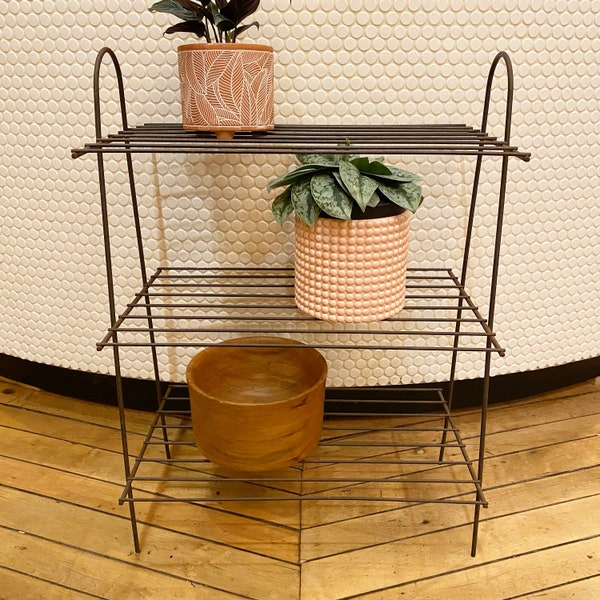 Wire Plant Stand Etsy