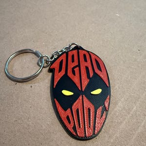 Deadpool Inspired Keychain | Fun Gift for Kids & Adults