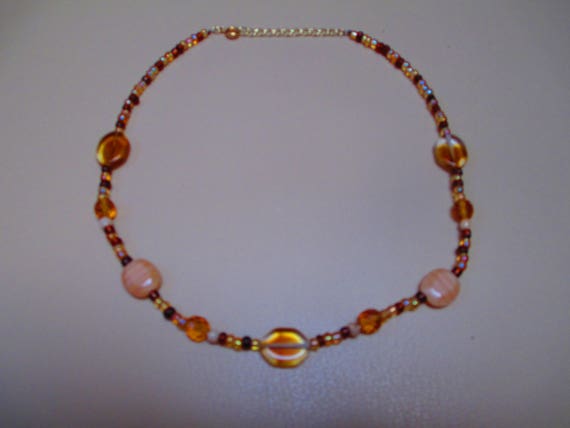 amber rock necklace