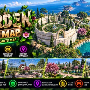 Garden FiveM MLO norra växtkarta Esx Qbcore fristående GTA 5 RP