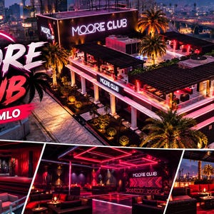 Moore Club FiveM MLO nightclub interni esterni Strawberry club lot Esx Qbcore standalone GTA 5 RP roleplay map