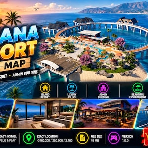 Oceana Resort FiveM MLO eilandvilla's Esx Qbcore standalone GTA 5 RP