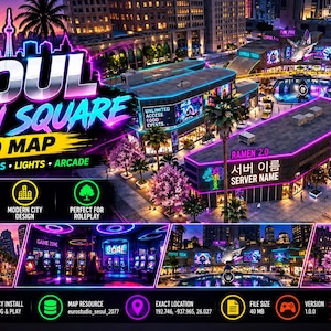 Seoul Legion Square FiveM MLO stadsombyggnad Esx Qbcore fristående GTA 5 RP