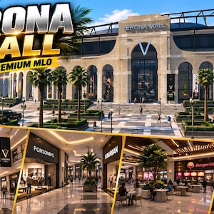 Verona Mall FiveM MLO shoppinginteriör nära arenan Esx Qbcore fristående GTA 5 RP-karta
