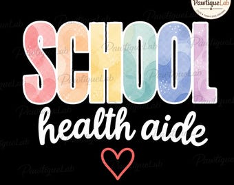 Assistente sanitario scolastico PNG: Assistente sanitario scolastico Boho png Apprezzamento per il personale medico PNG Supporto ufficio infermieristico clipart png (Download digitale)