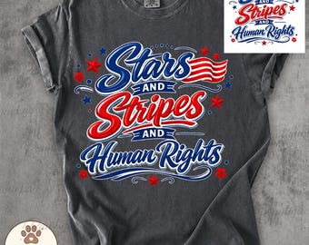 Barras y estrellas y derechos humanos PNG, 250 años de Estados Unidos trabajando por la justicia social PNG, Barras y estrellas 4 de julio (descarga digital)