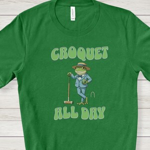 Camiseta Croquet All Day / Camiseta de verano Dapper Frog