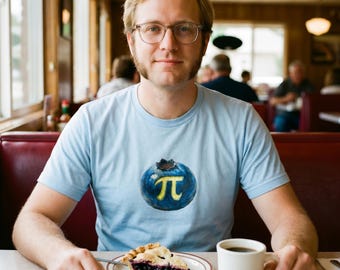 Bosbes Pi T-shirt | T-shirt Math Pun, Pi Day Apparel