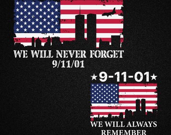 11-S Nunca Olvidar SVG: World Trade Center, Día del Patriota (Archivos Digitales)