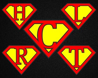 Superhero Alphabet Svg Bundle, Superhero Svg, Super Logo Alphabet Svg, Super Font Svg, Super Letters Svg, Printable Letters Png, Dxf, Cricut