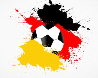 Selección de fútbol de Alemania SVG PNG, Copa Mundial 2026 SVG, Mascota de fútbol de Alemania, Equipo de fútbol PNG, Logotipo de país de fútbol, Aficionado de Alemania, Cricut