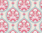Bon Voyage Collection - Flowerleaf Red - Tilda Fabric - Tone Finanger - (100253) - Half Yard
