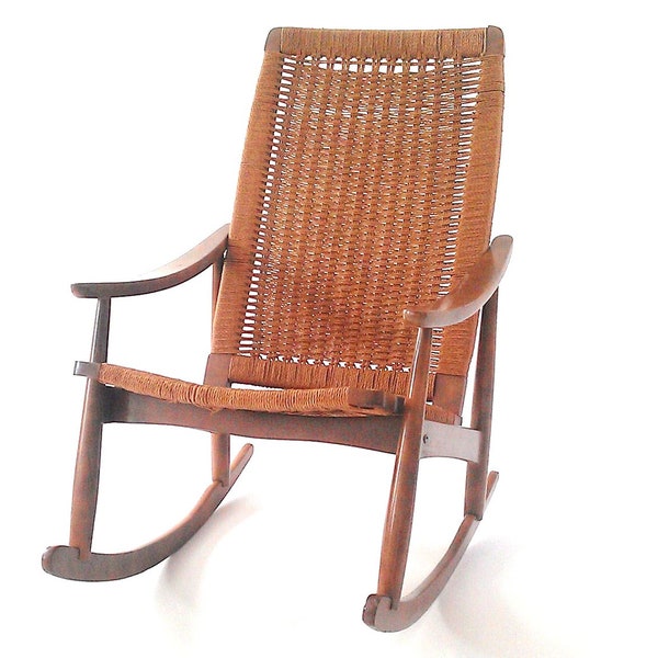 Danish Modern Chair, Wegner Rocker, Rocking Chair, Mid Century Classic