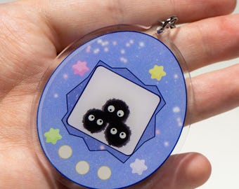Soot Sprite Virtual Pet Keychain