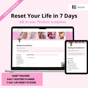 Notion Planner for Students | Digital Planner | Productivity Template | Aesthetic Notion Template