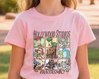 Hollywood Studios T-shirt, Fantasmic Mickey Toddler Shirt, Tower of Terror Vintage Sweatshirt, Retro Pixar Space Wars Park Trip Gear