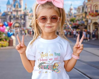 Slinky Dog Dash T-shirt, Hold On Tight Here We Go Toddler Shirt, Retro Toy Story Land Sweatshirt, Vintage Disney World Family Vacation Tee