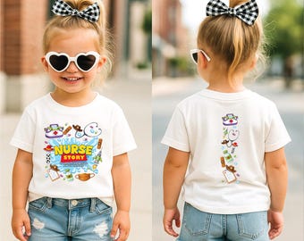 Two Sided Vintage Nurse Story Toy Story T-shirt, Retro Disney Medical Niche Toddler Shirt, Registered Nurse Sweatshirt, Nursing Week Gift
