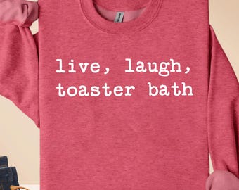 Sweat-shirt pour le bain grille-pain rire live, sweat à capuche humour noir, pull sarcastique drôle, sweat à capuche citation meme, pull humour introverti, cadeau rire live
