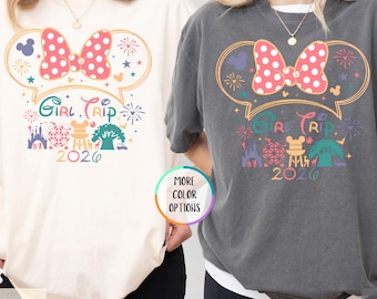 Camiseta Comfort Colors® para despedida de soltera con amigas, camiseta para vacaciones del grupo de la novia, regalo de fin de semana para chicas, camiseta para viaje de damas de honor, camiseta para despedida de soltera en parque temático.