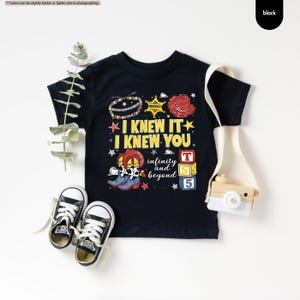 I Knew It, I Knew You Kids Western T-Shirt, Jessie Inspired Kids Shirt, Toy Story Birthday Gift, Cowgirl Kids Shirt, Sheriff Hat Boots Shirt imagen 10