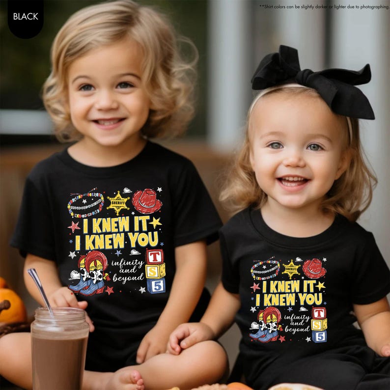 I Knew It, I Knew You Kids Western T-Shirt, Jessie Inspired Kids Shirt, Toy Story Birthday Gift, Cowgirl Kids Shirt, Sheriff Hat Boots Shirt imagen 9
