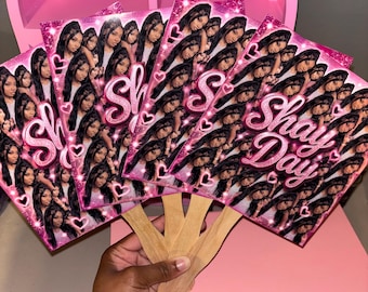 Custom Photo Fans | Personalized Party, Birthday, Graduation, Bachelorette Event Favors