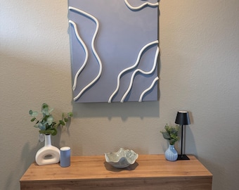 Anpassbares abstraktes strukturiertes Bild 23 ”x 36”