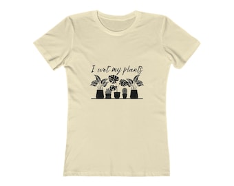I Wet My Plants T-Shirt | Plant Lover Tee, Houseplant Graphic