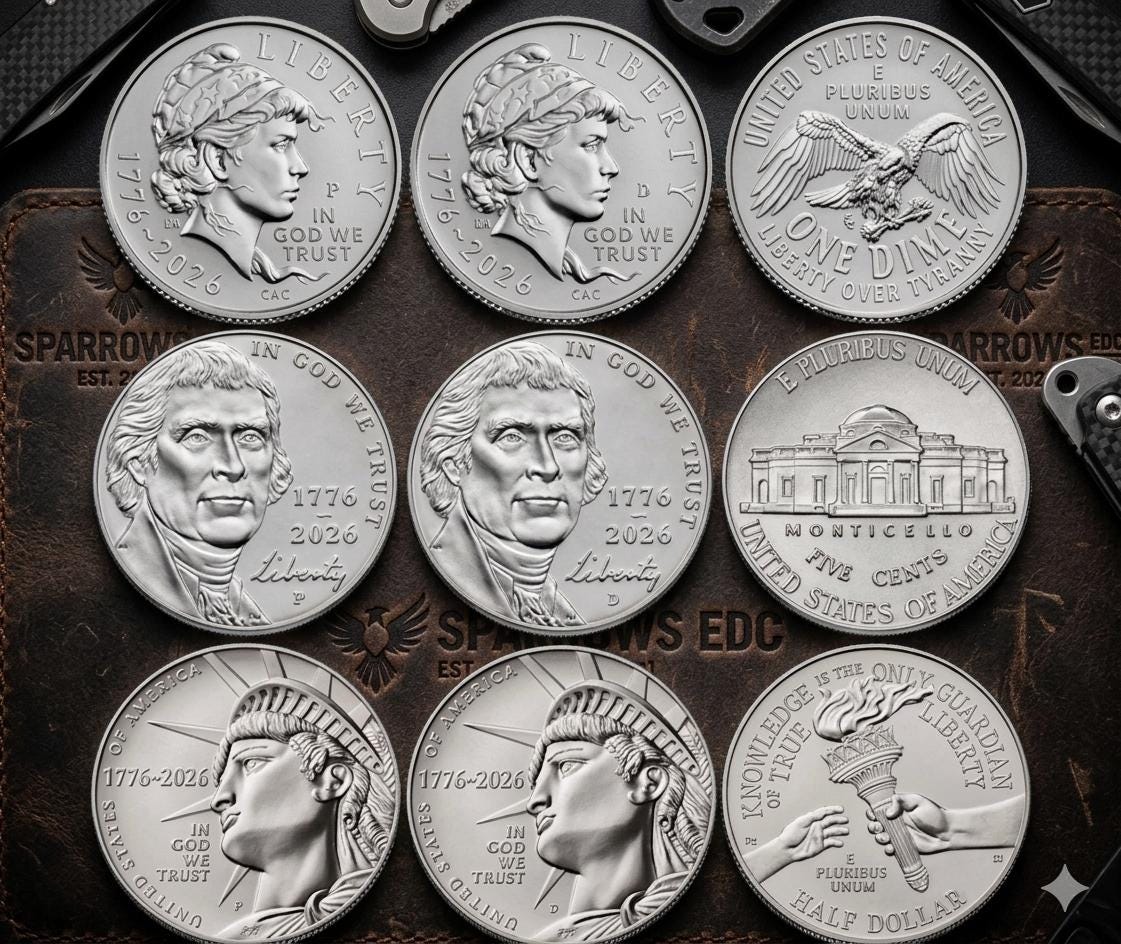 2026 P & D Circulating Coins 5c 10c 50c Mint Uncirculated 6 Coin Set 2026