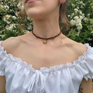 Makramee Choker mit  Anhänger